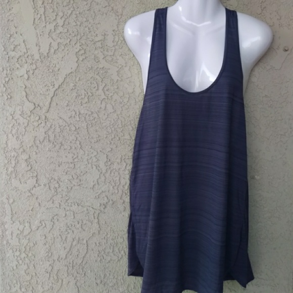 Zella Tops - Z by Zella athletic gray split sides workout tank